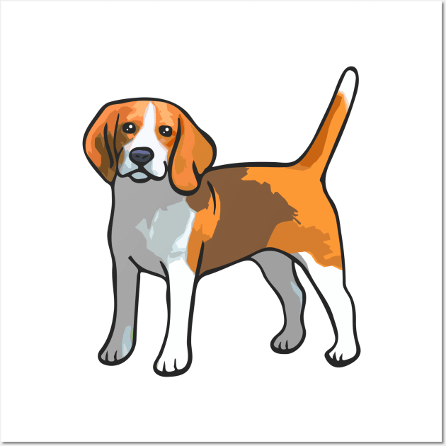 Beagle Dog Wall Art by PetinHeart